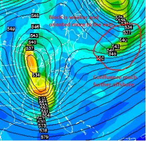 The European Model run from two nights ago, which gave our area a major blizzard. 