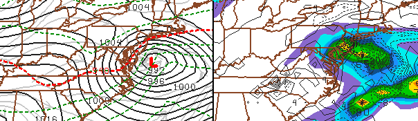 GFS Model showing a snowstorm impacting our area Wednesday Night into Thursday morning. Forecast models continue to struggle with handling the disturbance, and the eventual track will determine the impacts the storm may have on our area. 