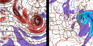 GFS Model showing a significant storm impacting our area Wednesday Night into Thursday morning with rain, snow, and strong winds.