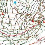 Almost all forecast models show a low pressure system on the East Coast this weekend.