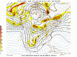 The GFS at 162 hours, which is valid for Wednesday afternoon. 