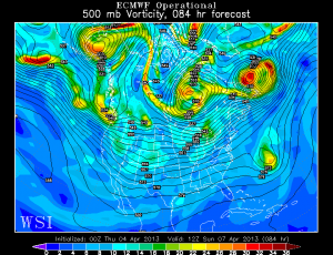 The 00z Euro has the ULL as a much more powerful feature. 