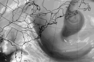 Water Vapor satellite imagery, early in the afternoon on May 2nd 2013, showed a disturbance tracking south from Greenland towards the US East Coast.
