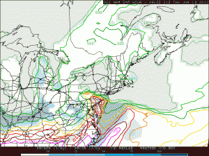 The 6/12 00z NAM's surface-based CAPE, valid for 5 p.m. 