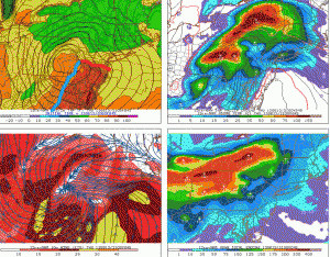 The 6/12 00z NAM run valid for 5 p.m. on Thursday. 