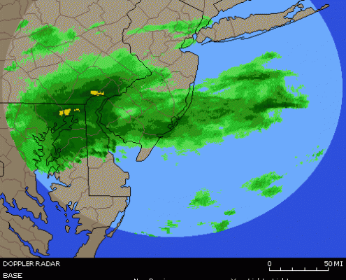 Radar Imagery as of 1:33am EST. 