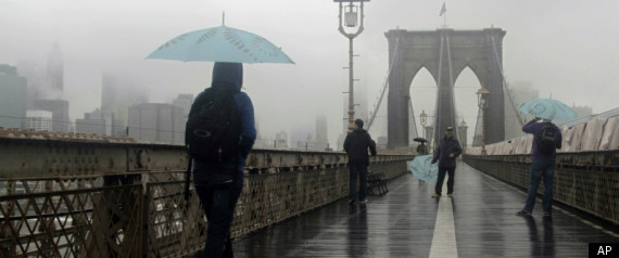 A rainy day in NYC (Huffington Post)