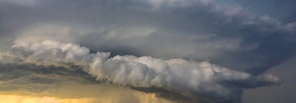 A low-precipitation supercell thunderstorm near Leigh, NE
