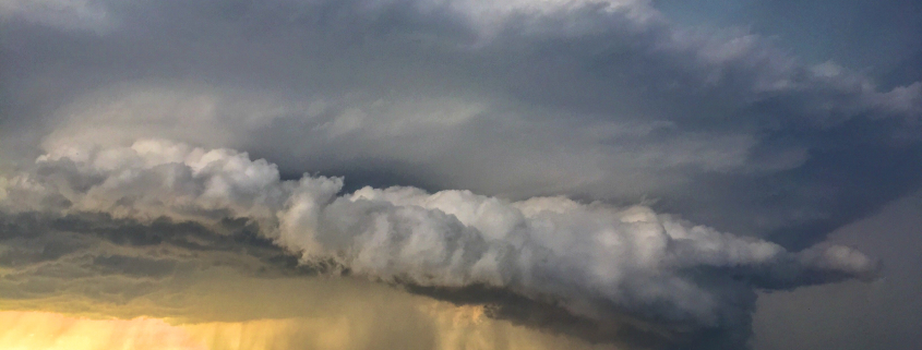 A low-precipitation supercell thunderstorm near Leigh, NE