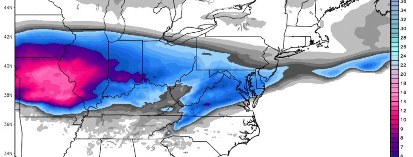 ECMWF total snowfall