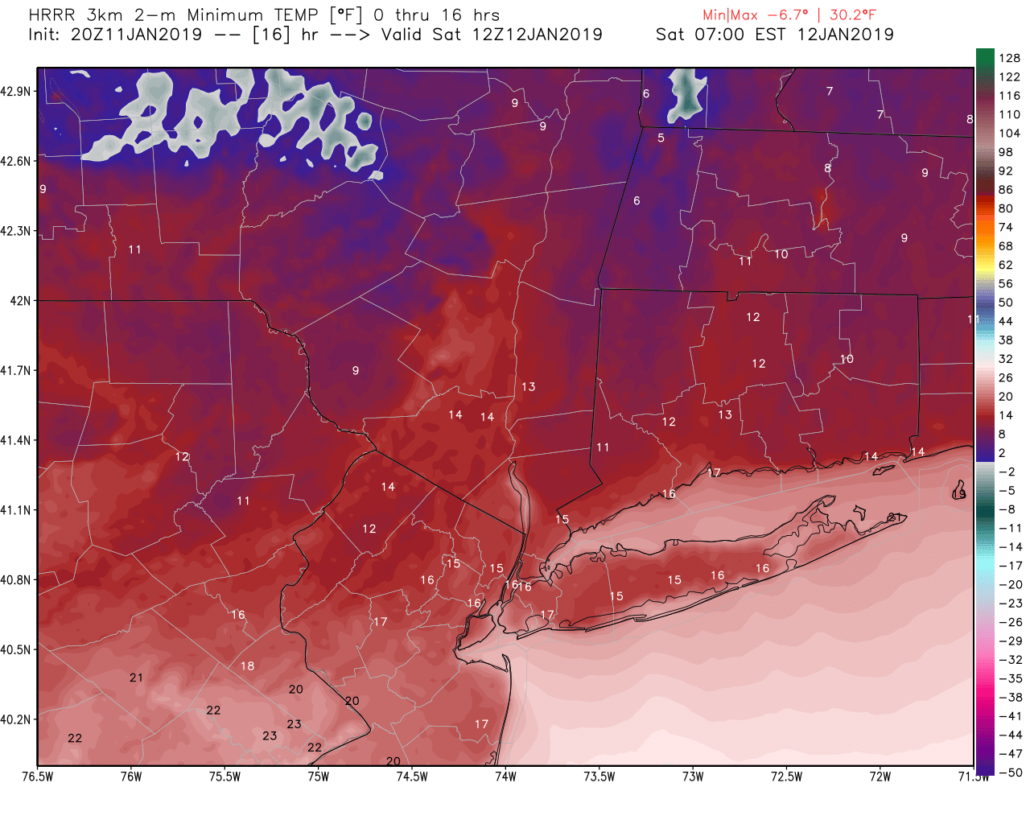 HRRR Surface Temps