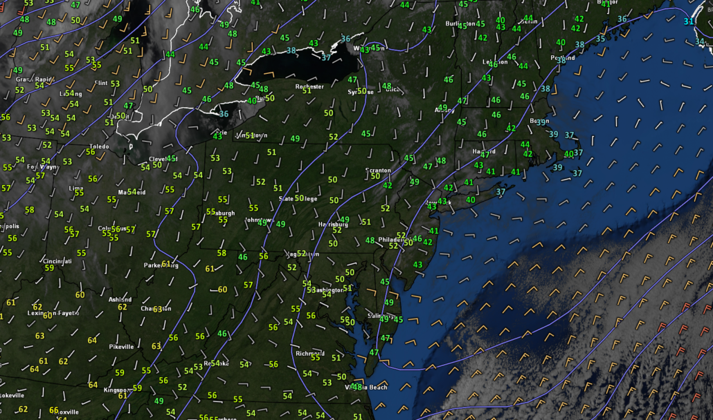Regional weather conditions