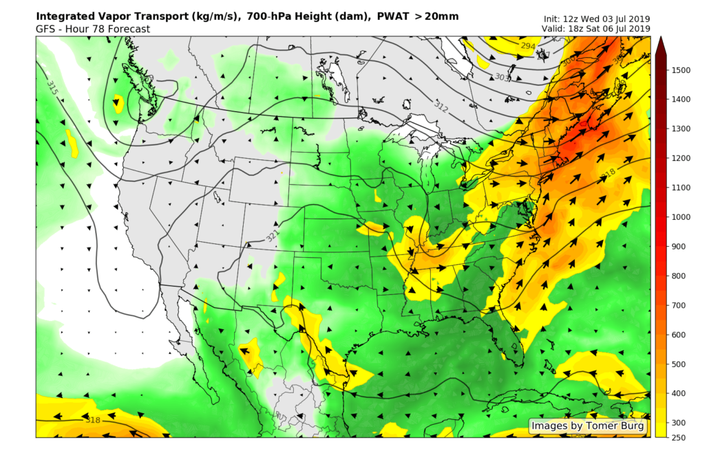 GFS Moisture